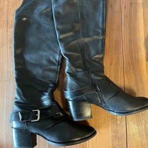 Browns leather knee boots
